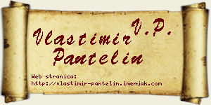 Vlastimir Pantelin vizit kartica